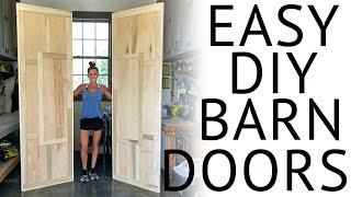 Easy DIY Barn Doors [upl. by Dub]