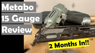 Metabo 15 Gauge Nail Gun Review [upl. by Mikahs]