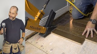 DIY How to Install Hardwood Flooring [upl. by Lupita398]