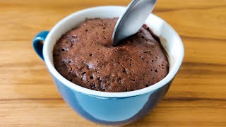 Chocolate Mug Cake in 1 Minute [upl. by Lorianne362]