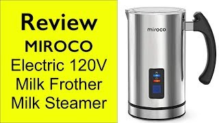 Review Miroco Milk Frother  How to make froth milk at home [upl. by Delastre241]