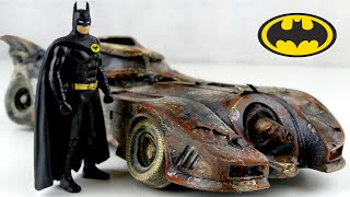 Restoration abandoned Batmobile from Batman Restore Batmans car [upl. by Eelorac]