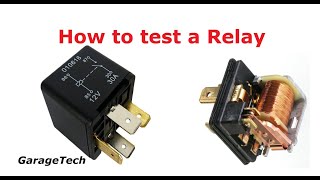 How to test a Relay [upl. by Ferguson]