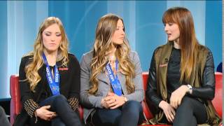 DufourLapointe Sisters Speak Out On Quebec Mitten Controversy [upl. by Chancelor691]