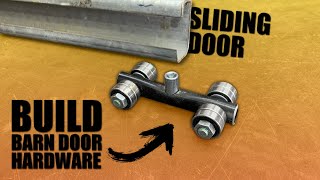 How To Build a Barn Door Hardware Easily  DIY [upl. by Enahc564]