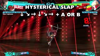 Persona 4 Arena Ultimax Rise Moves [upl. by Nasho]