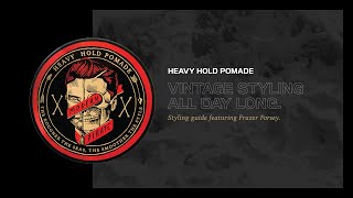 How to use the Heavy Hold Pomade by Modern Pirate [upl. by Bhayani]