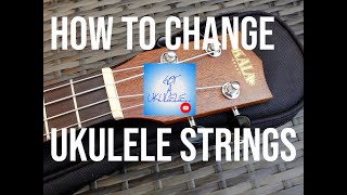 How To Change Ukulele Strings  Got A Ukulele Beginners Guide [upl. by Nilad]