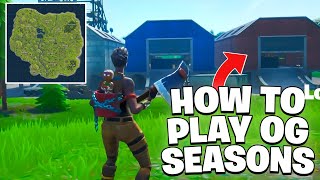 How To Play OG Fortnite In 2023 Old Seasons Fortnite [upl. by Ellehcear19]