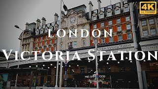 London Victoria Station Walk Through England 4K [upl. by Kered]