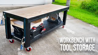 How to make A Workbench  DIY WOODWORKING [upl. by Ahsataj]