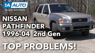 Top 5 Problems Nissan Pathfinder SUV 2nd Generation 199604 [upl. by Berenice]