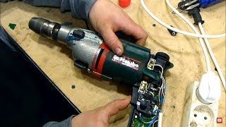 Repair and Refresh 29 Year Old METABO Drill [upl. by Pliam976]