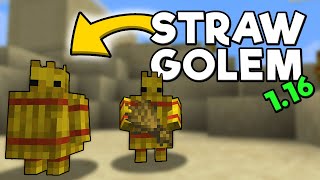 Straw Golem Reborn Mod Spotlight  Minecraft 116 [upl. by Eignat515]