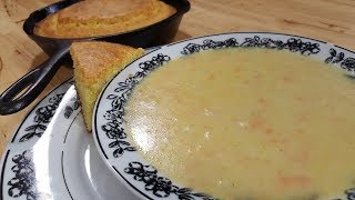 Potato Soup  100 Year Old Recipe  The Hillbilly Kitchen [upl. by Clarabelle]