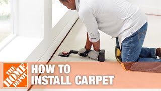 How to Install Carpet  The Home Depot [upl. by Oflodur]