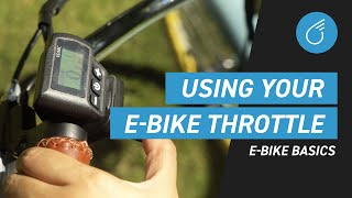 How to Use the Throttle on an Electric Bike  Ebike Guide [upl. by Meehar508]