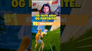 The Truth About OG Fortnite 😔 [upl. by Euf]