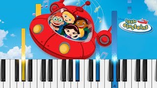 Little Einsteins Theme Song  Piano Tutorial [upl. by Luahs]