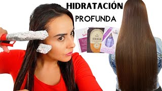 Repolarización Capilar en casa Cabello suave y mas brillante Karomakeup [upl. by Janette]