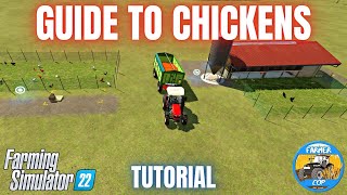 GUIDE TO CHICKENS  Farming Simulator 22 [upl. by Lada]