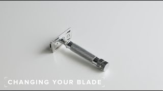 How to Put Blades in a Safety Razor [upl. by Kalina]