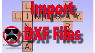 Import DXF Files in Cut2D VCarve and Aspire [upl. by Hynda62]