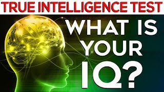 What is your IQ Test your TRUE intelligence [upl. by Marianne]