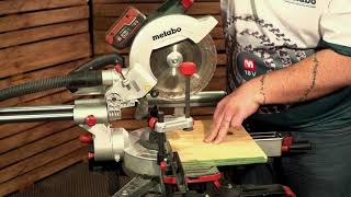 KGS 216 M Mitre Saw Trouble Shooting  Metabo [upl. by Alber]