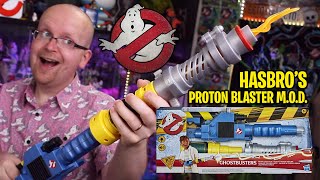 Hasbros Ghostbusters Proton Blaster MOD unboxing  review [upl. by Nnylear]