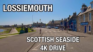 Lossiemouth  Moray Scotland 4K Drive [upl. by Lorry417]