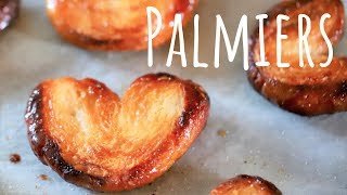 How to make Palmiers easiest pastry ever [upl. by Anwahsiek]