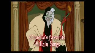 Cruellas Favorite Villain Songs  Part 1 [upl. by Ticknor]