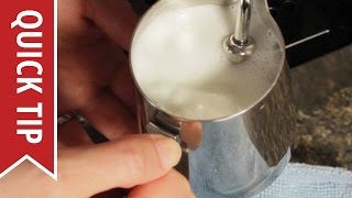 How to AutoFroth Milk for Lattes [upl. by Sirromad]