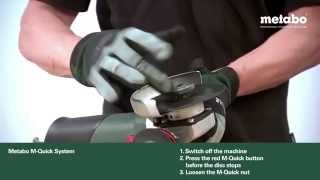 Metabo Grinder MQuick System [upl. by Zile319]