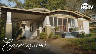 Small Doses of Craftsman Style  Erinspired  HGTV [upl. by Amarillas351]