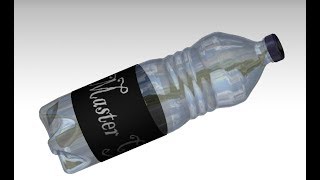 CATIA V5 Tutorial  Surface Modeling  Rendering  Design Plastic Bottle [upl. by Beal]