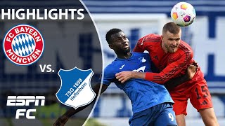 Hoffenheim vs Bayern Munich  Bundesliga Highlights  ESPN FC [upl. by Cook971]