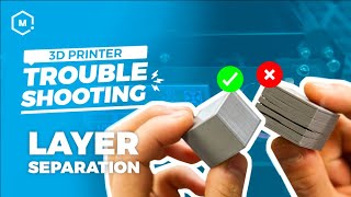 3D Printing Troubleshooting Guide Layer Separation [upl. by Aihpledalihp]