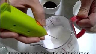 How To Make Latte Art with Mini Milk Frother [upl. by Enimasaj]