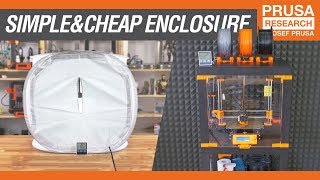 How to build a simple and cheap 3D printer enclosure [upl. by Anirt]