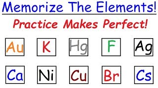 How To Memorize The Periodic Table Through Practice [upl. by Jeni]