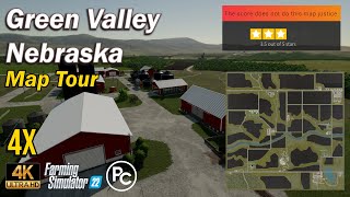 Green Valley Nebraska 4X  Map Review  Farming Simulator 22 [upl. by Lear82]