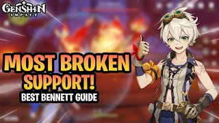 ULTIMATE BENNETT GUIDE • How To Build Bennett  Artifacts Weapons In Hindi  Genshin Impact [upl. by Tawsha265]