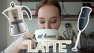 HOW TO MAKE A quotLATTEquot AT HOME moka pot  frother [upl. by Einaeg]