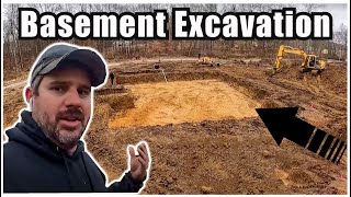 How to Dig a Basement  Heavy Equipment Operator [upl. by Eilrac]