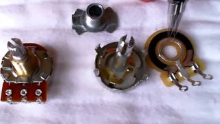 Potentiometers  How They Work Disassembly and Exploration [upl. by Anaihk]