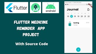 Flutter Medicine Reminder App Project using Android Studio [upl. by Caswell]