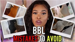 BBL Mistakes to Avoid amp How to Maintain BBL Results After Surgery  Amber Sharniece [upl. by Deloris]