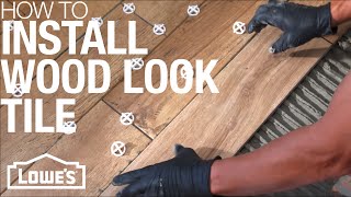 How To Install Wood Look Tile [upl. by Martz]